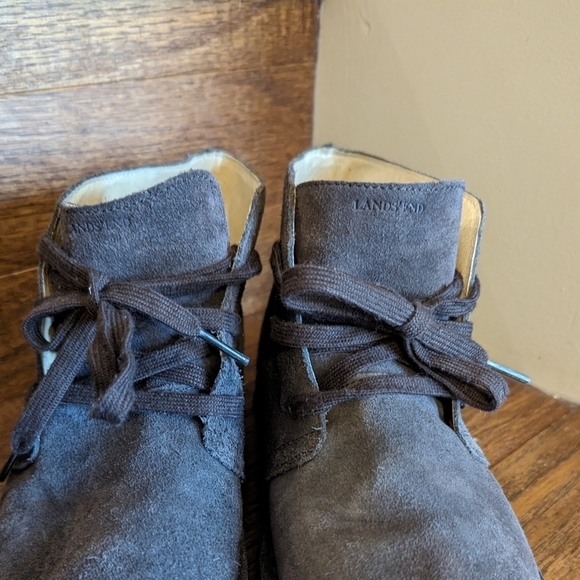 Vintage Lands End desert boot brown suede, gum sole Woman's 7.5/8 Mens 6 - Picture 11 of 12